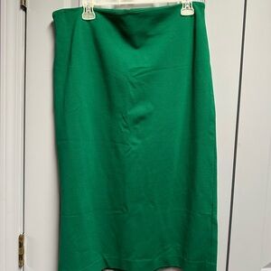 Talbots Vibrant Green Pencil Skirt